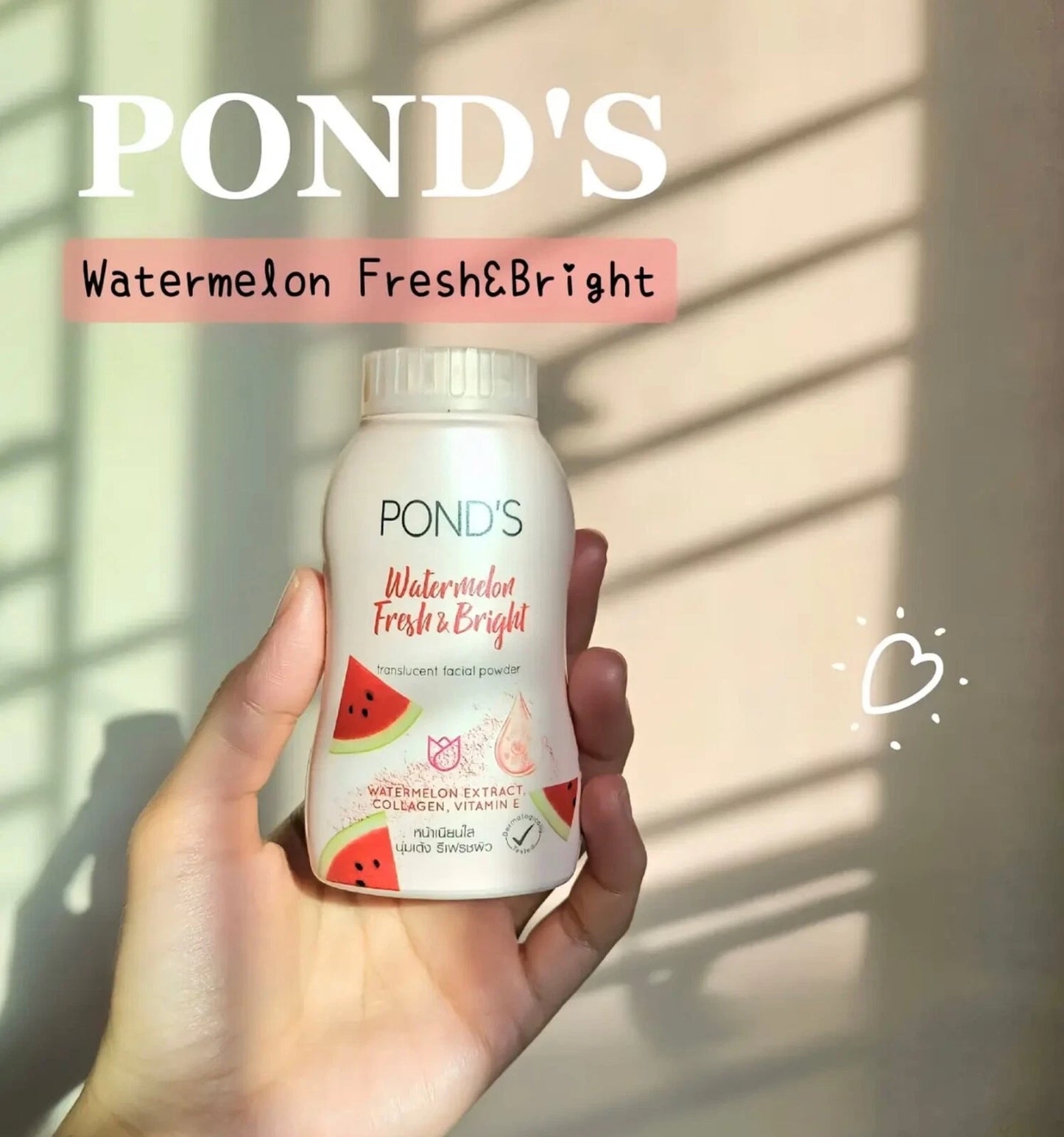 Pond's Watermelon Fresh & Bright Translucent Facial Powder