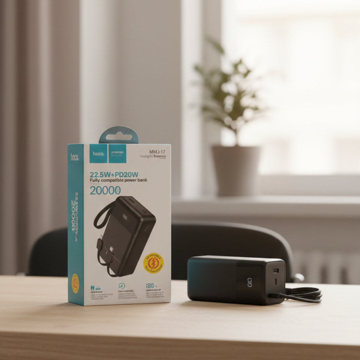 Hoco MMJ-17 Fast Charging Power Bank 22.5W+PD20W 20000mAh