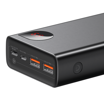 Baseus Adaman 20000mAh 22.5W Metal Power Bank with Digital Display – Black