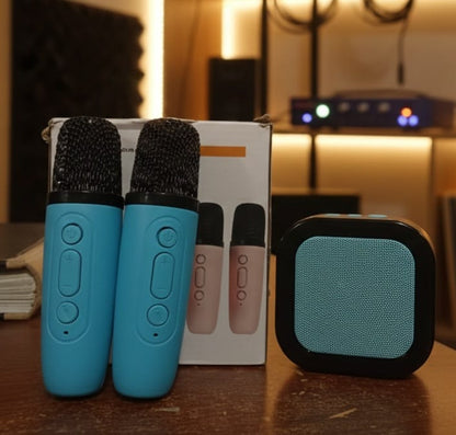 K12 Wireless Portable Speaker with double 2 mic