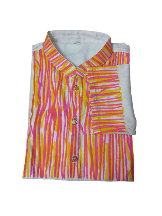 Colors Printed Stylish Semi Long Panjabi