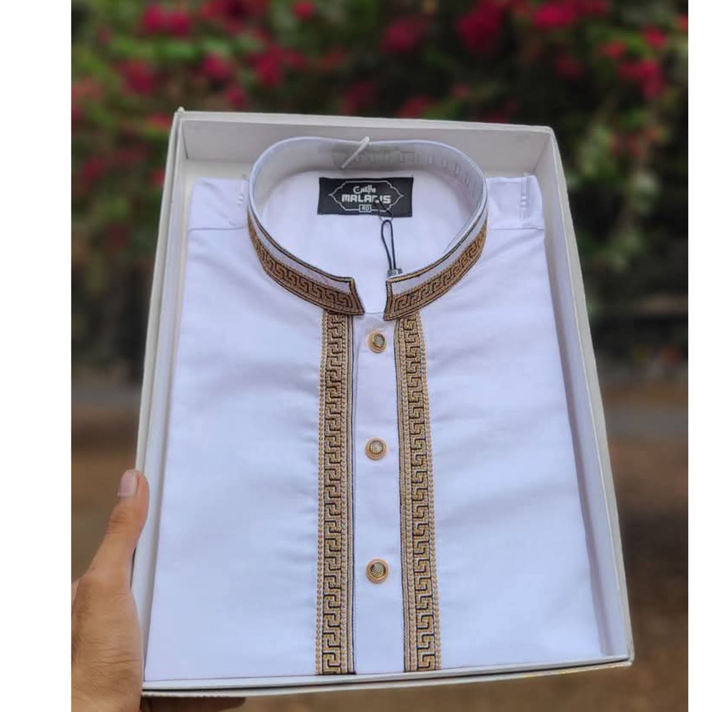 Comfortable Embroidered Punjabi With premium box