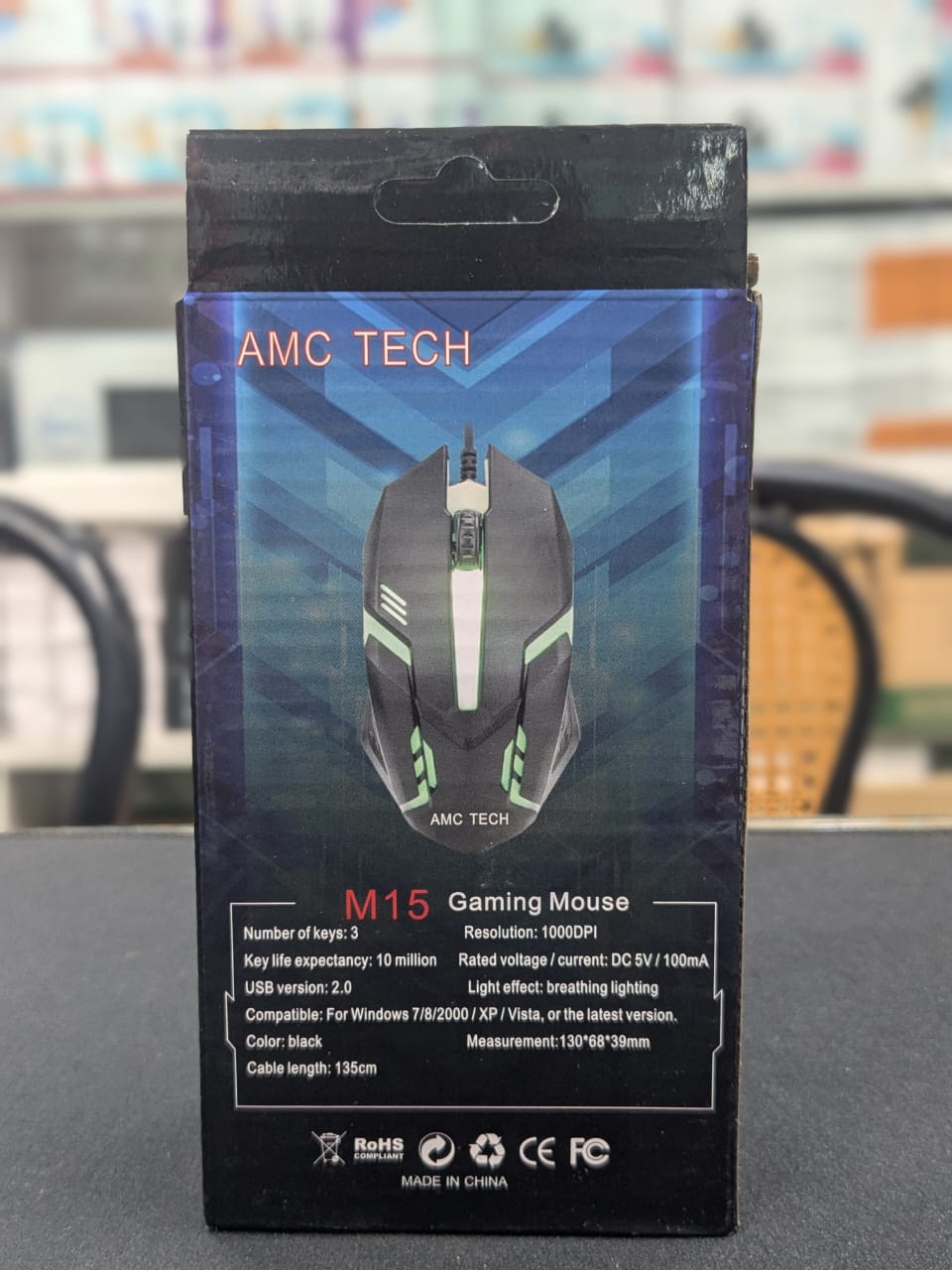 AMC Tech M15 Wired RGB Gaming Mouse