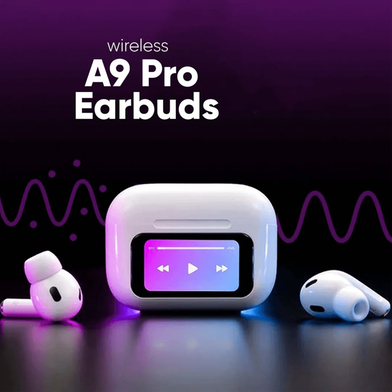 Airpods A9 Pro ANC Touch Screen Display Earbuds