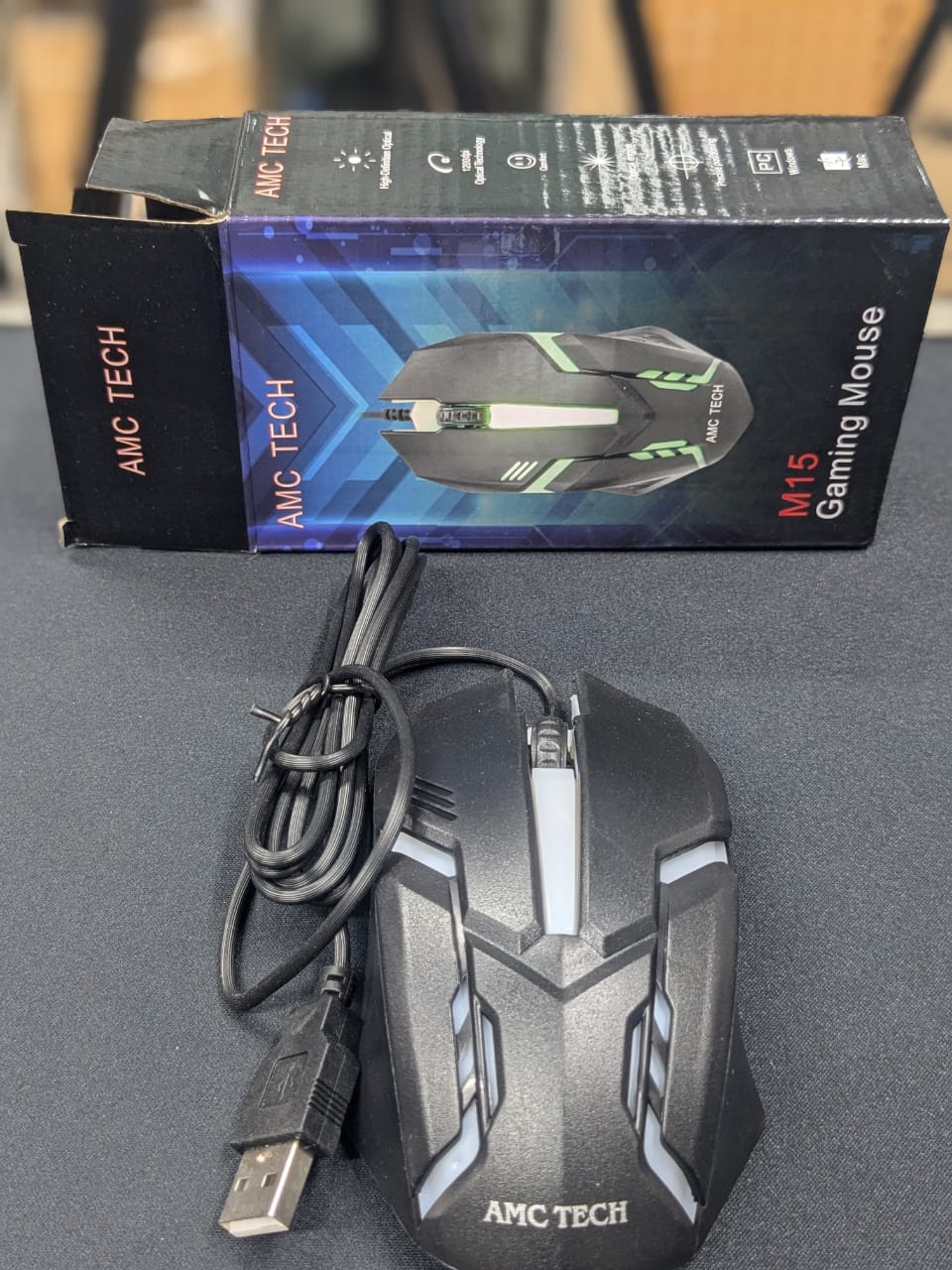 AMC Tech M15 Wired RGB Gaming Mouse