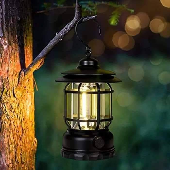Vintage USB Rechargeable LED Lantern